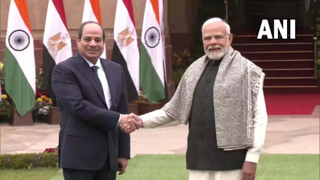 PM Modi And Egypt's President