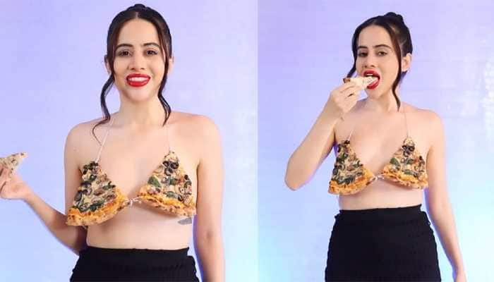 Urfi Javed Pizza Outfit