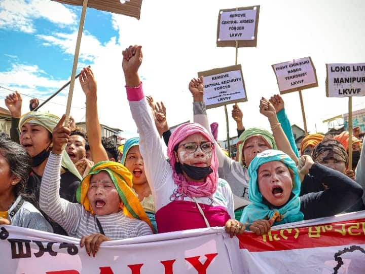 Manipur Violence Protest